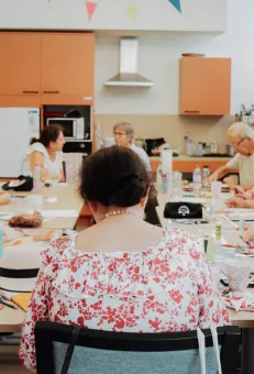 Photo d'un atelier se déroulant Au 37Bis.